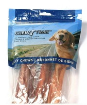 1 Bag Masters Best Friend Chew Time 100% Natural 6" Bully Chews BB 12/20/2023