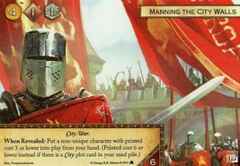 Game of Thrones Card Game LCG 2nd Ed - Manning the City Walls Alt Art Promo - $5.95