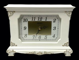 SEIKO Jewelry Box Clock for Girl Rectangular off WHITE 6 Different Melod... - $134.99