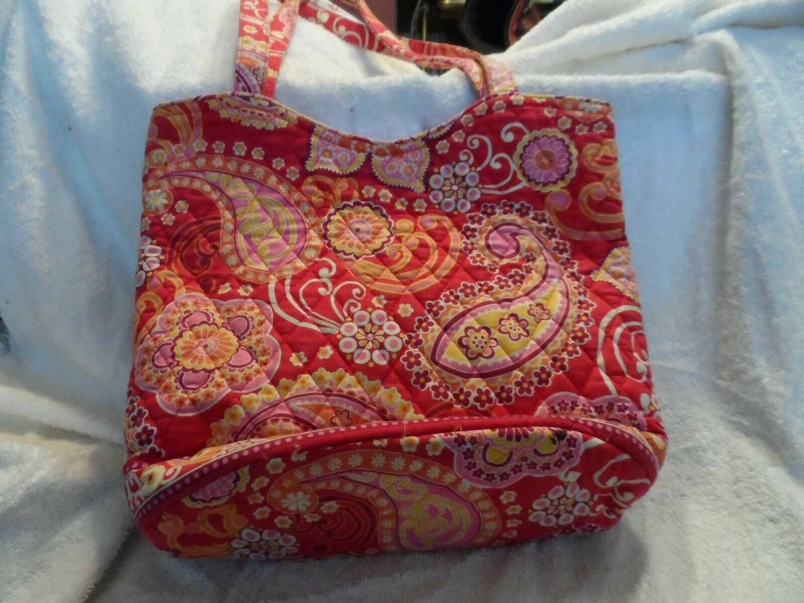 Vera Bradley Raspberry Fizz bucket tote handbag - Women's Bags & Handbags