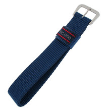 Tec.One 20mm Nylon Sport Watch Band Blue - $12.19
