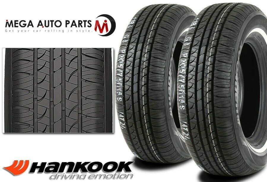 2 Hankook Optimo H724 P215/75R15 100S White Wall WSW All Season Touring