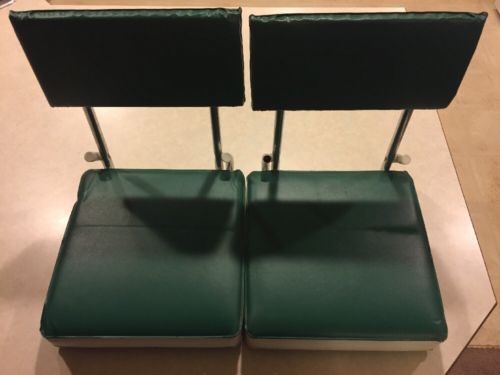 Lot Of 2 Vintage Padded Stadium Seats And 12 Similar Items