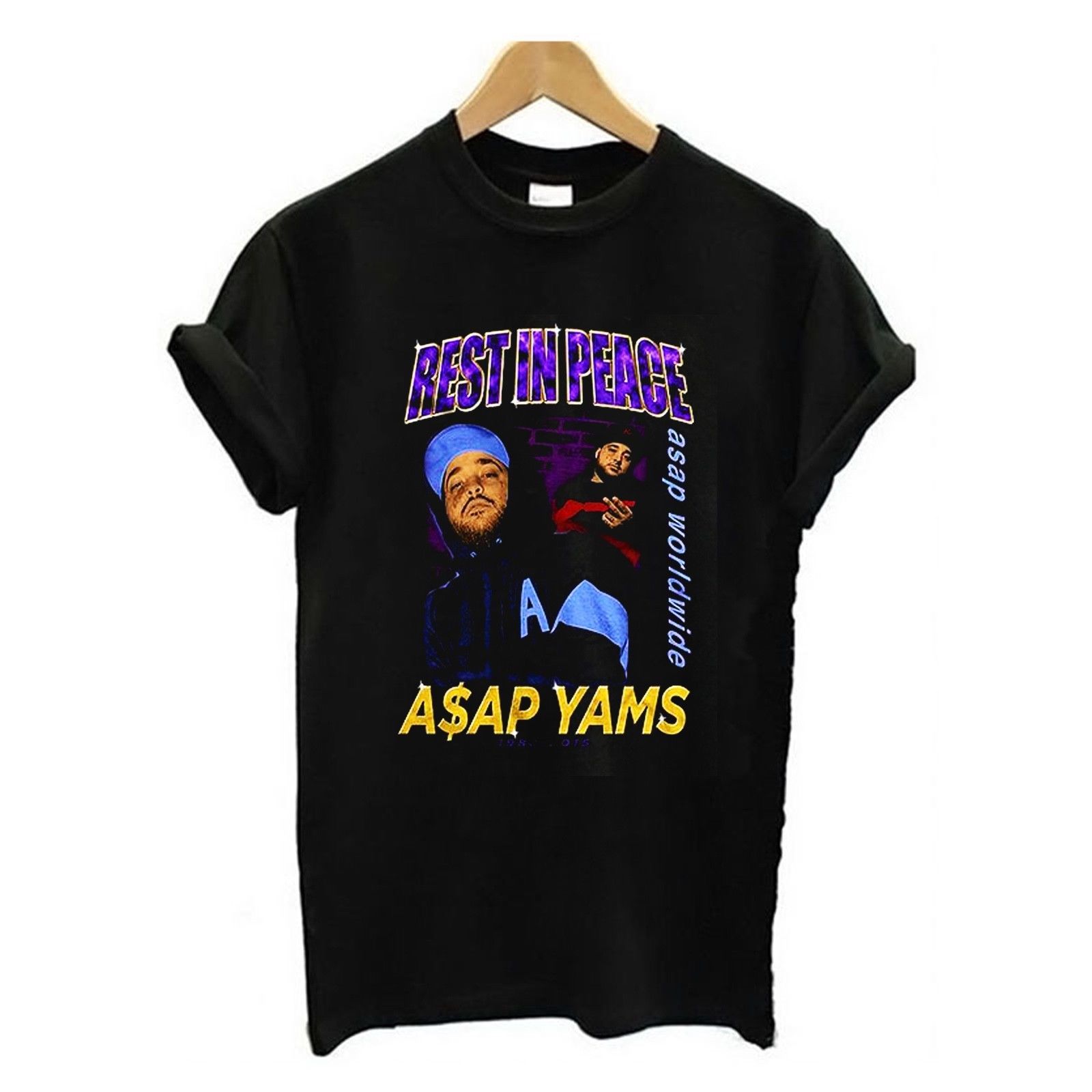 ASAP YAMS RIP RAP TEE UNISEX T SHIRT asap rocky trendy hip hop fashion