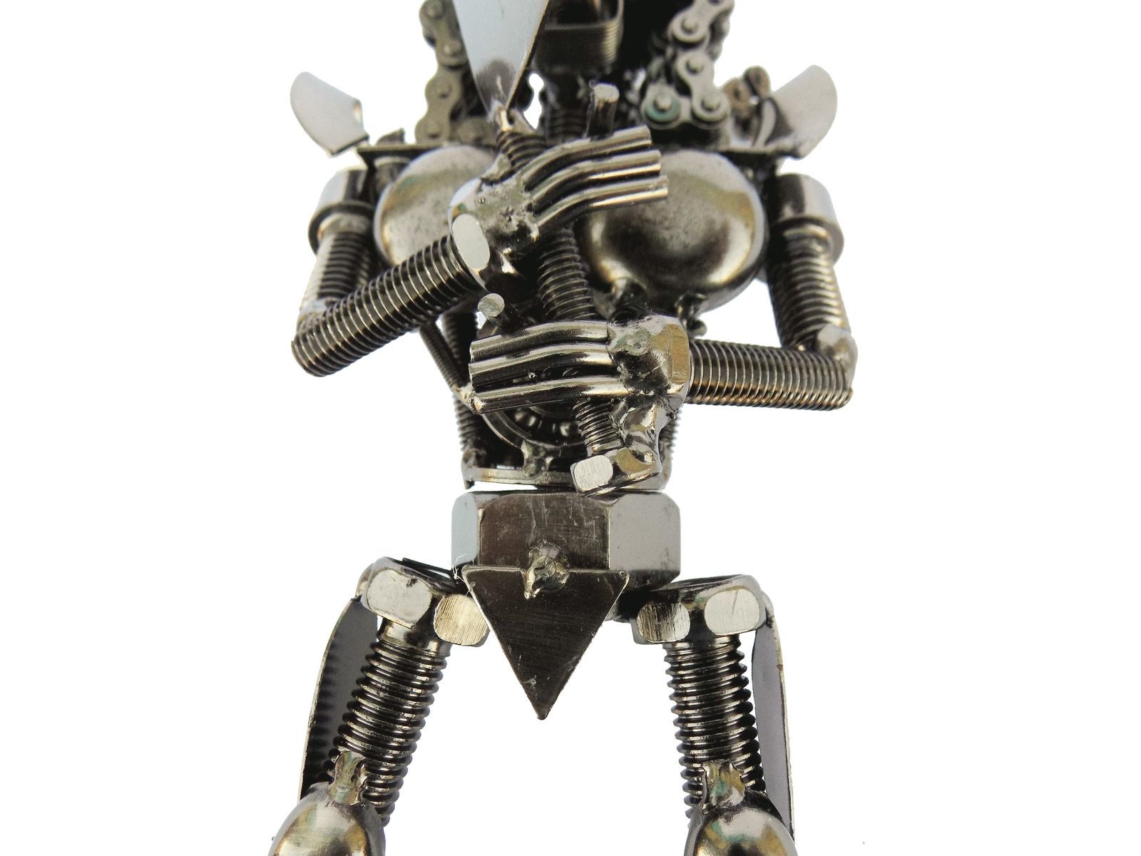 Alien Movie Metal Predator Figure 7" Scrap Welded Made of Screw,Bolt