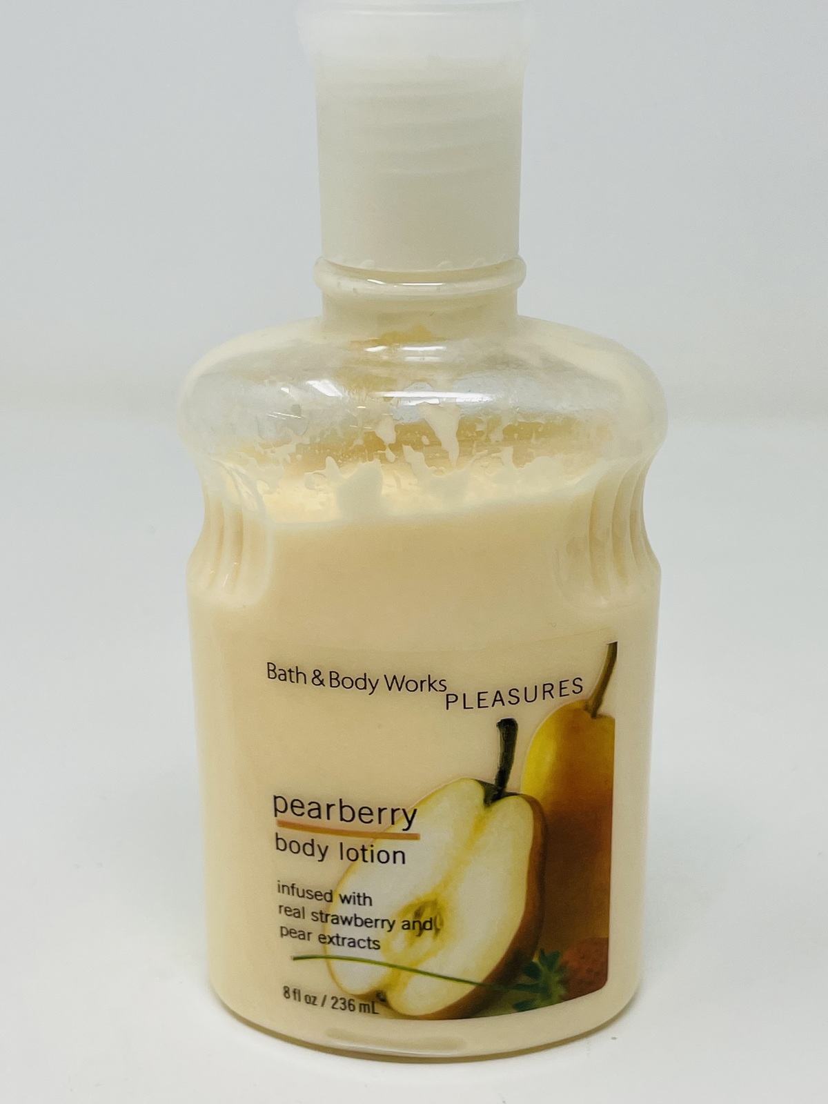 Vintage Bath and Body Works Pleasures Pearberry Body Lotion Moisturizers