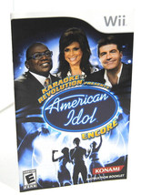 Instruction Booklet Manual Only American Idol Encore  Konami Wii 2008 No... - $8.95