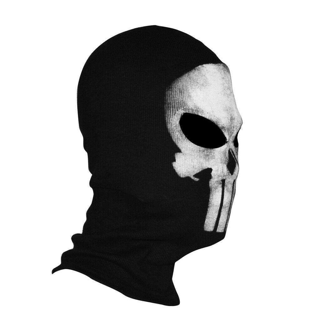 Classic Punisher Ghost Skull Fabric Mask Helmet Balaclava Hood 