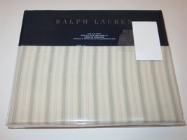 Ralph Lauren Francoise Dominique stripe king flat sheet - $67.85