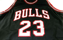 MICAHEL JORDAN / NBA HALL OF FAME / AUTOGRAPHED CHICAGO BULLS CUSTOM JERSEY COA image 2