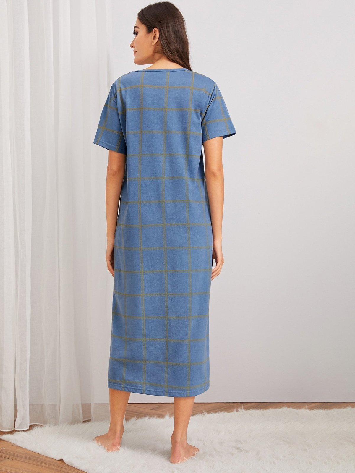 plaid night gowns