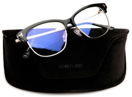 New Tom Ford TF5546-B 001 Black Eyeglasses Frame 52-14-140mm B42mm Italy - $122.49