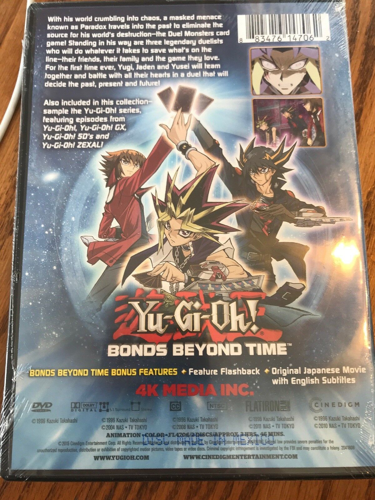 YUGIOH! Collection Volume 1 DVD 2Disc Set 8 Episodes + Bonds Beyond