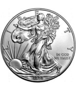  Coin 1996 1 oz American Silver Eagle Coin - $95.00