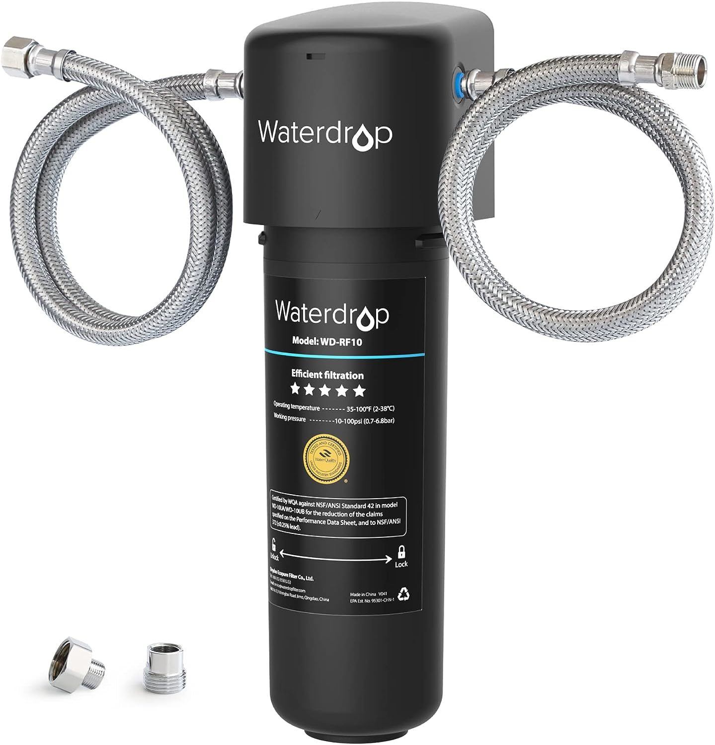 Waterdrop 10UA Under Sink Water Filter System, Reduces PFAS, PFOA/PFOS