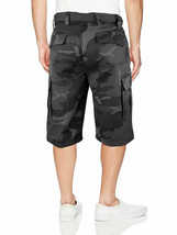 Men's Military Army Camo Camouflage Slim Fit Cargo Shorts With Belt w/ Defect 38 image 2