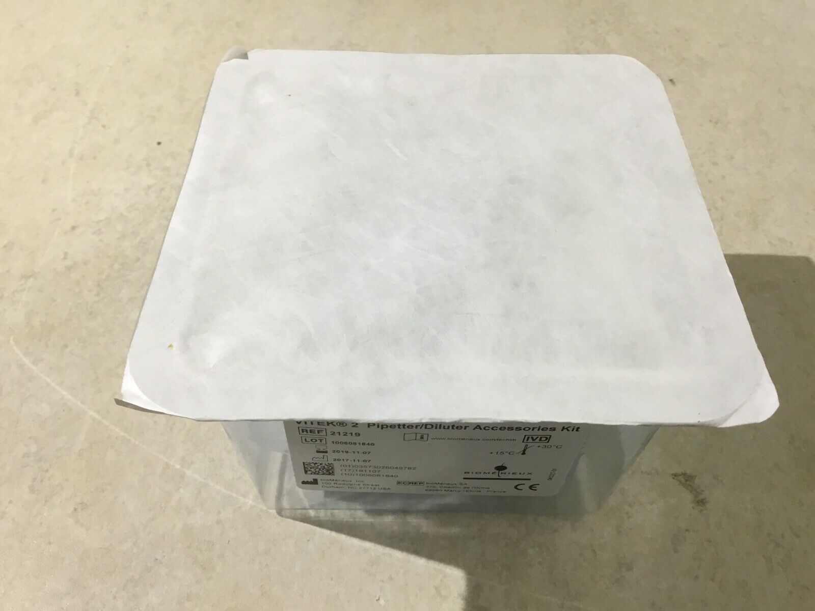 BIOMERIEUX 21219 VITEK Pipetter/Diluter Accessories Kit Laboratory Lot