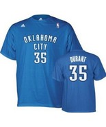 Kevin Durant Oklahoma City Thunder NBA Adidas player t-shirt NWT OKC KD 35  - $25.49