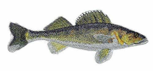 Nature's Bounty Beautiful Custom Fish Portraits[ Walleye Fish ] Embroidered Iron