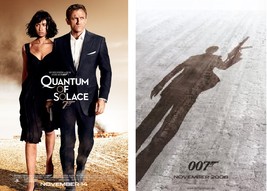 2 New 007 James Bond QUANTUM OF SOLACE Movie POSTERS 11x17 Daniel Craig ... - $19.95