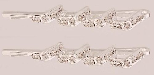 Caravan Mountains And Valleys Created With Crystal Rhinestone In This Bobby Pin