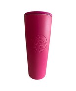 Starbucks Barbie Pink Stainless Steel Tumbler Cold Cup Venti 24 oz. Matte - $48.51
