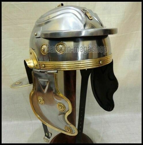 Handmade Roman Centurion helmet Made From 18 gauge Mild steel wearable ...