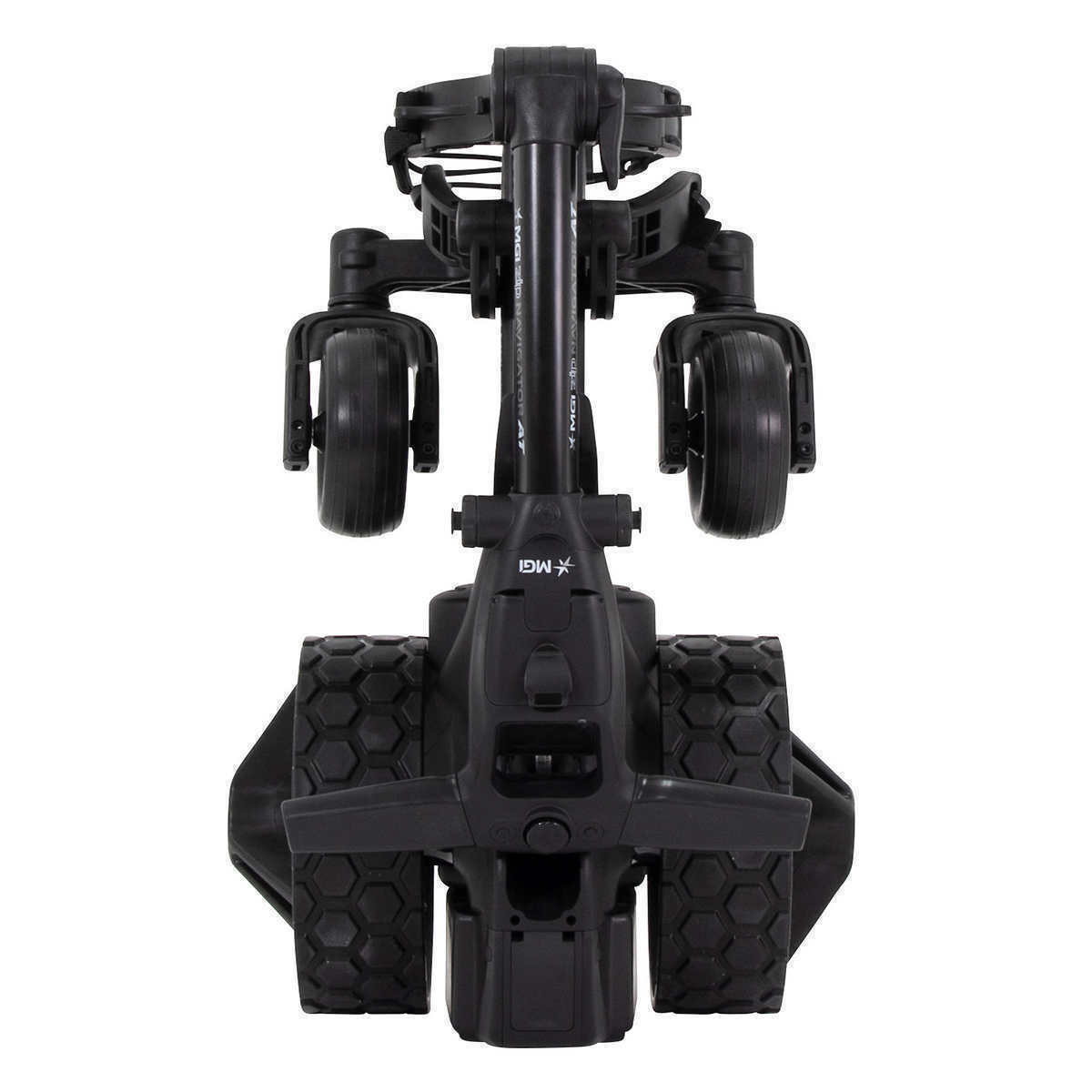 MGI Zip Navigator AT All Terrain Electric Golf Cart Bundle Golf Clubs