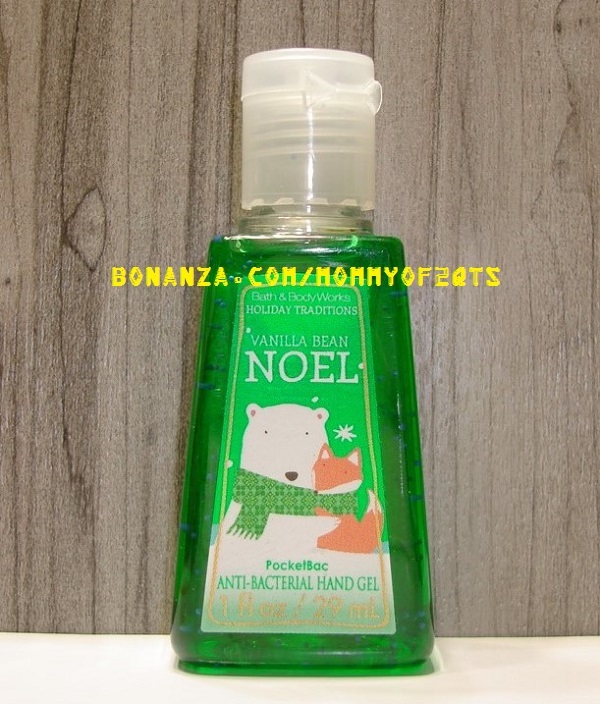 bath and body works vanilla bean noel hand sanitizer