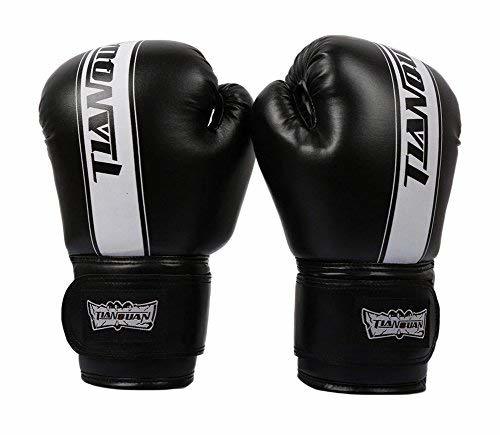 PANDA SUPERSTORE Boxing - Kickboxing Glove Full Finger Gloves -MMA 3 -Black