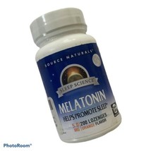 Source Naturals Sleep Science Melatonin 5.0 mg Orange Flavor 200 Lozenges - $18.59