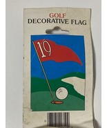 Vintage 1993 New in Package Golf Decorative Applique Garden Flag 28 x 40 - $10.00