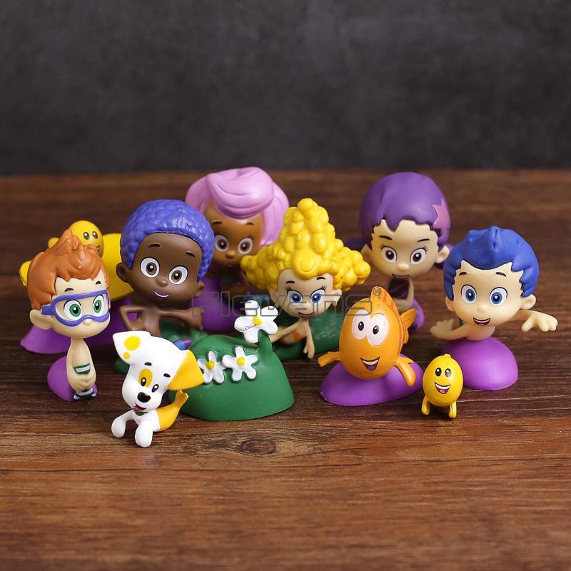 bubble guppies plush doll set