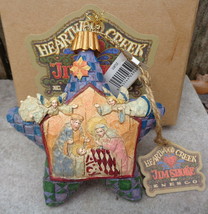 Heartwood Creek by Jim Shore, Nativity Star Hanging Ornament, New in Box... - $25.00