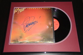 Pat Travers Signed Framed 1980 Crash and Burn Record Album Display image 1