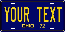 Ohio 1972 License Plate Personalized Custom Car Auto Bike Motorcycle Moped - $10.99+