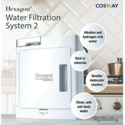 Cosway Hexagon Water Filtration System 2 Hydrogen Rich Alkaline Water