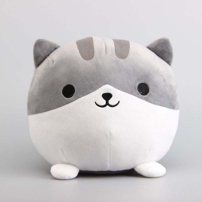 plush cat cushion pillow