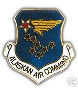 USAF AIR FORCE ALASKAN AIR COMMAND PIN - $13.53
