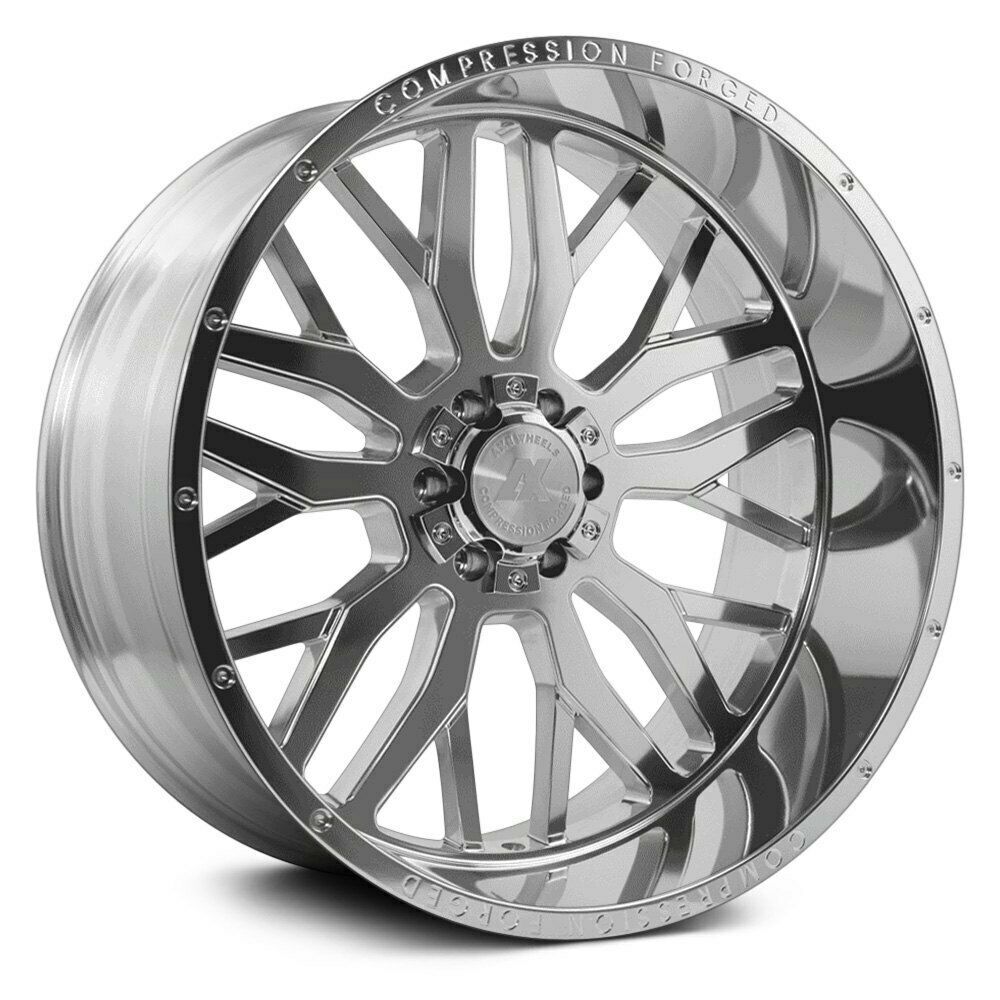 24x12 Axe Ax1 5 8x170 44 Full Polished Wheels Rims Set 4 125 2 Wheels