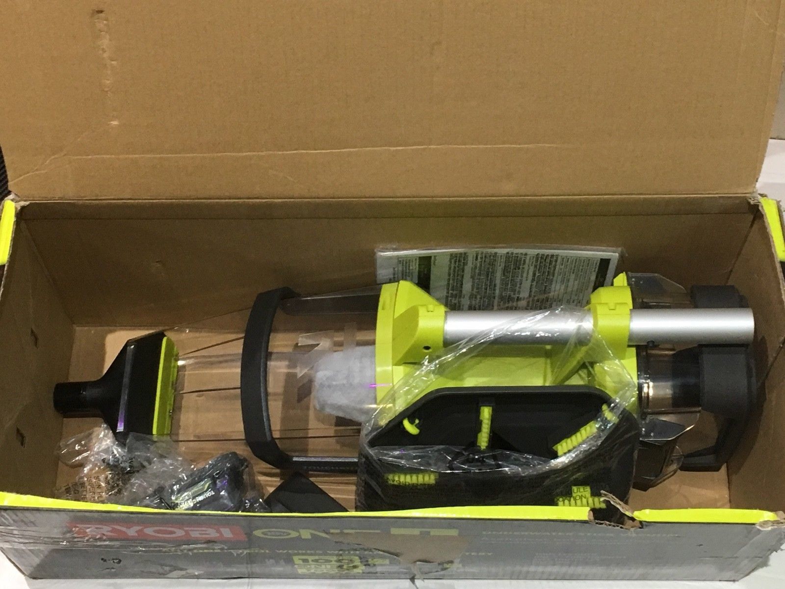 RYOBI 18V Swimming Pool Vacuum Cleaner ,Large Capacity 18V+One System