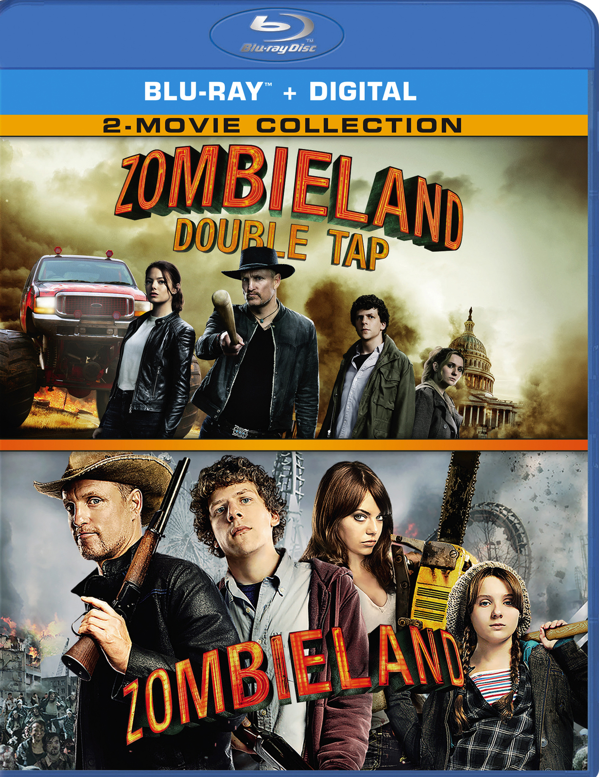 Zombieland/Zombieland 2Double Tap [Includes Digital Copy] [Blu-Ray]