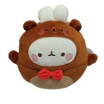 Molang Animal Friends Mochi Stuffed Animal Plush Doll Korean Toy (Bear) image 2