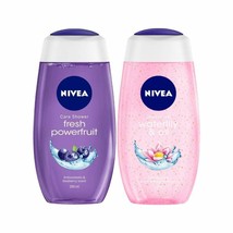 NIVEA Shower Gel Combo (Power Fruit Fresh + Water Lily & Oil Body Wash) - 250ml - $23.50