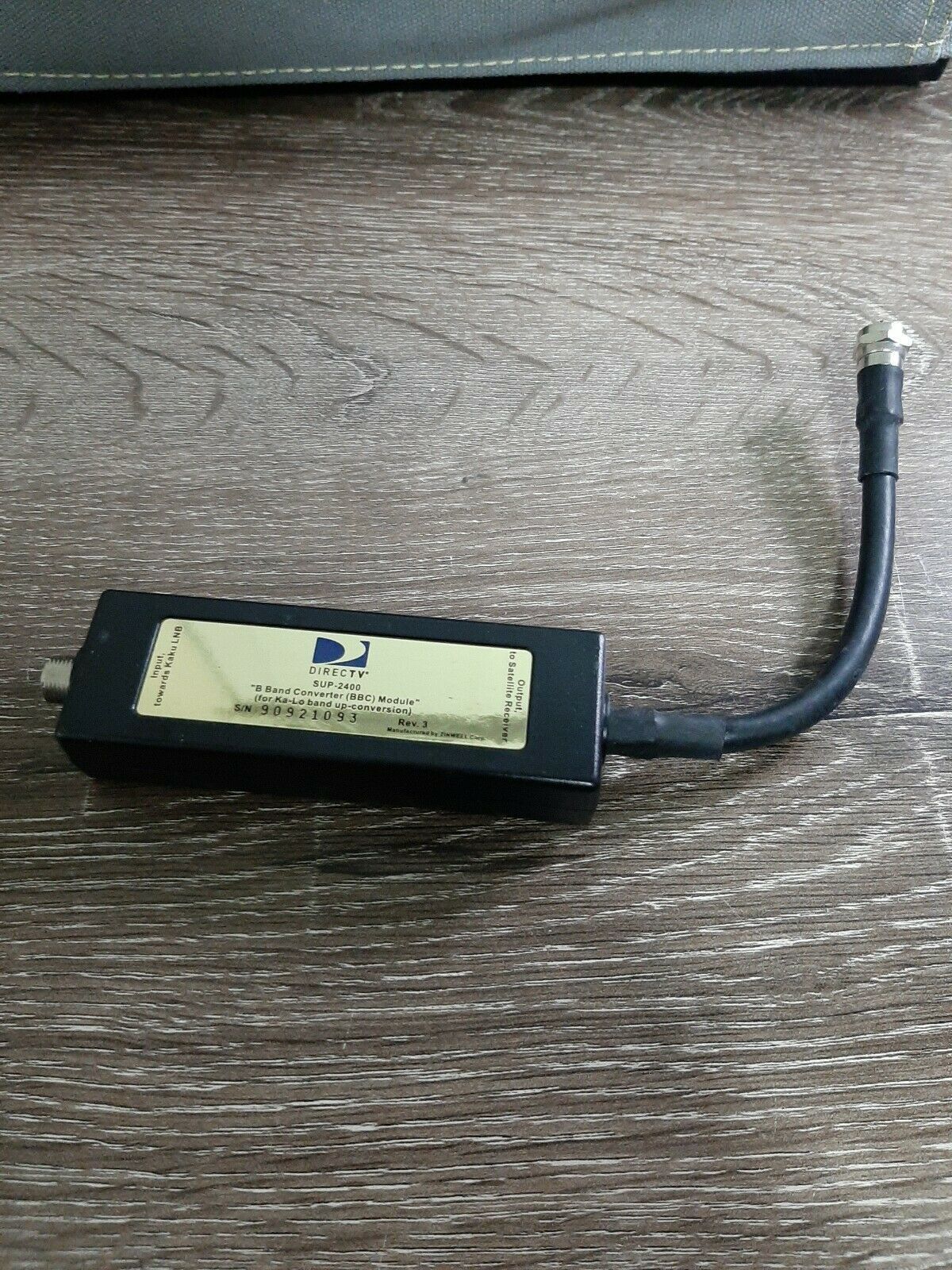 Zinwell DIRECTV SUP2400 B Band Converter (BBC) Module. REV 3 LNB