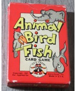 Animal Bird Fish Card Game (1947) - $11.60