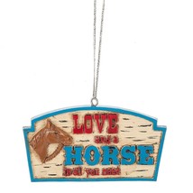 Love and a Horse Ornament - $14.95