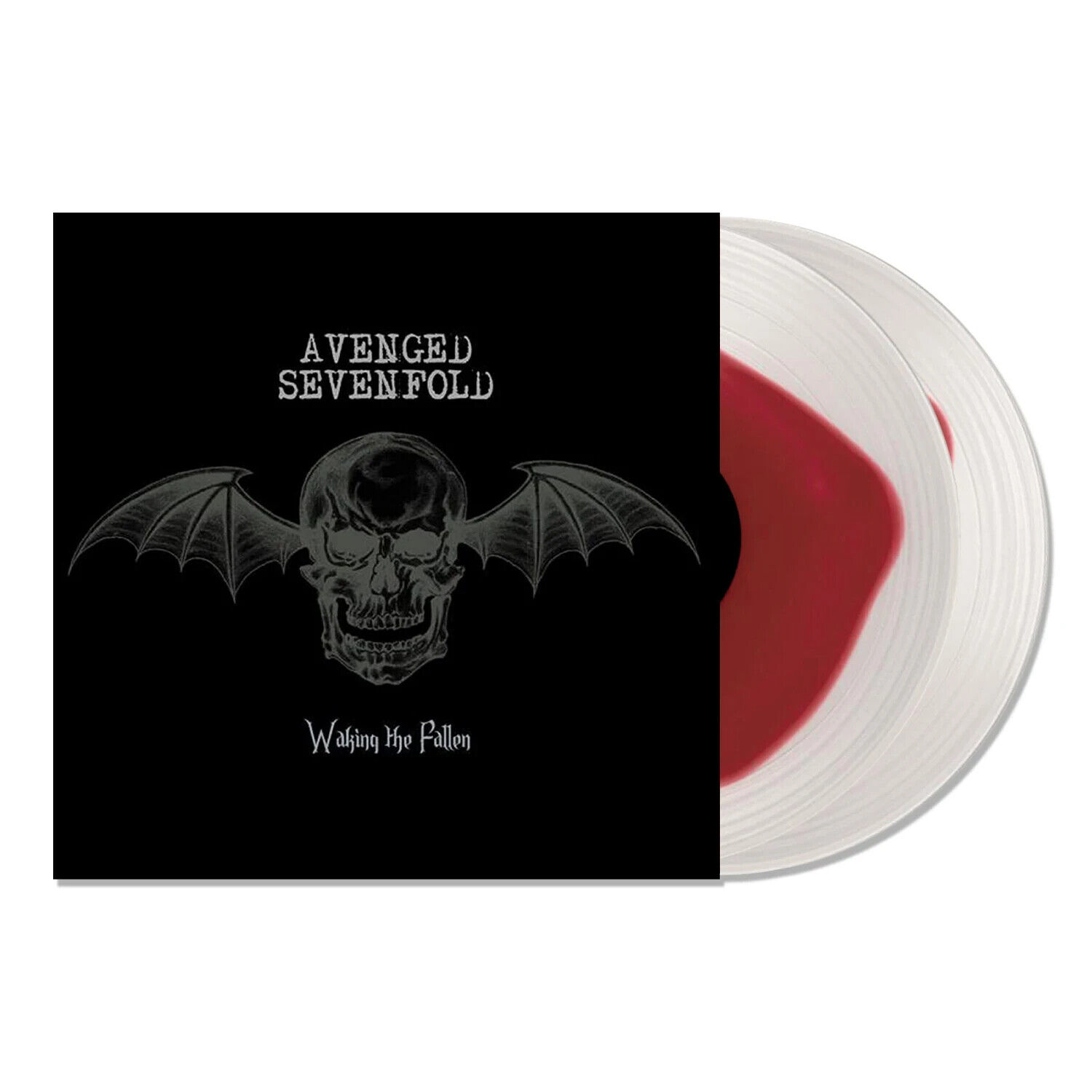 Avenged Sevenfold Waking the Fallen Oxblood Inside Clear Colored Vinyl ...