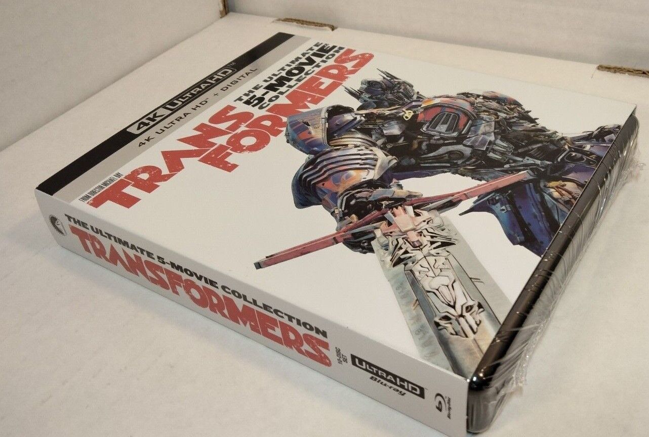 Transformers The Ultimate 5 Movie Collection (4KNo DIGITAL)Shipping w/Tracking DVDs & Blu