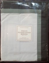 NWOT Restoration Hardware "Pleated Sateen" Eucalyptus King Sham - $49.45